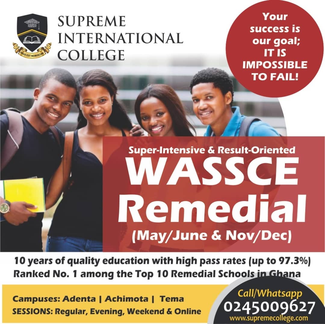 WASSCE Remedial Opens